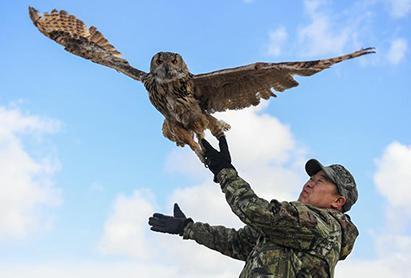 Wildlife protector in China's Inner Mongolia Autonomous Region