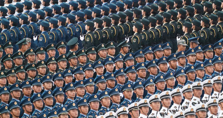 Participants busy preparing for scheduled military parade in Beijing