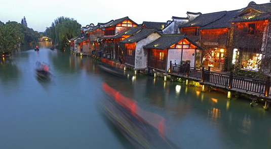 Scenery of Wuzhen, host place of World Internet Conference