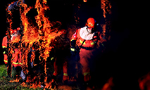 Heroes in harm's way: forest firefighters carry out rescue tasks in NE China's Heilongjiang