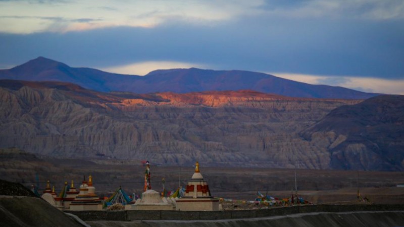 In pics: landscape of earth forest in China's Tibet