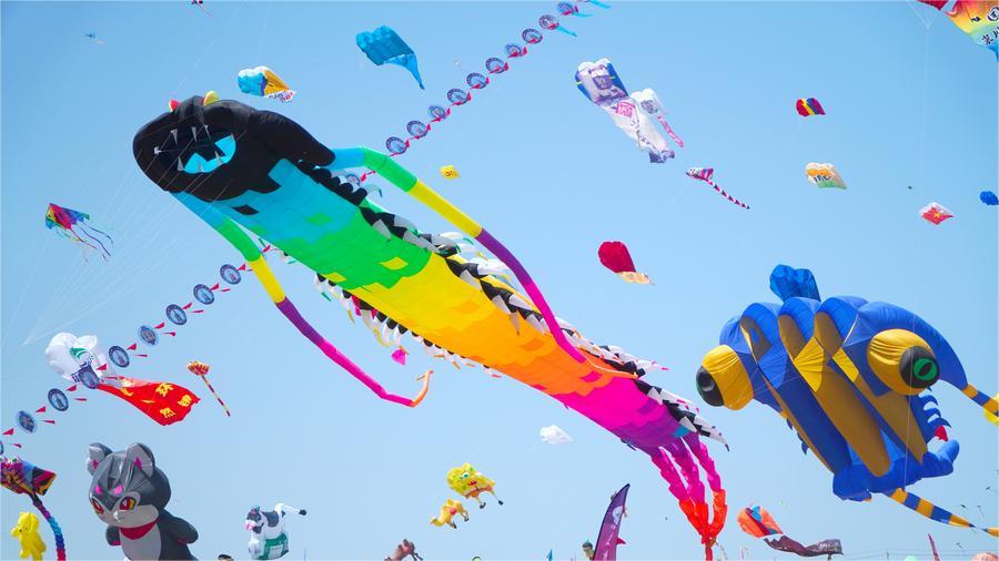 Annual kite gala kicks off in E China's Shandong