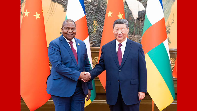 China, Central African Republic elevate bilateral ties