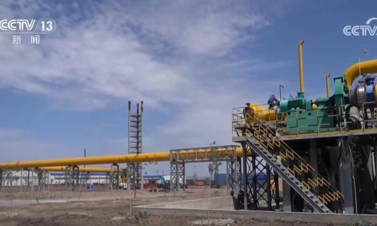 China’s largest and most advanced coal-to-liquid (CTL) project, using domestically developed second-generation technology, broke ground on October 8 in Hami, Northwest China's Xinjiang Uygur Autonomous Region by CHN Energy Investment Group.Photo: screenshot of CCTV's report